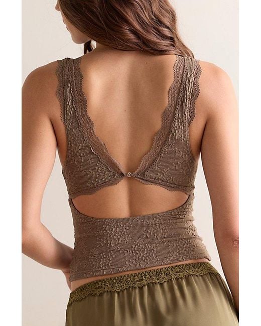 Intimately By Free People Natural Loved You First Lace Cami By