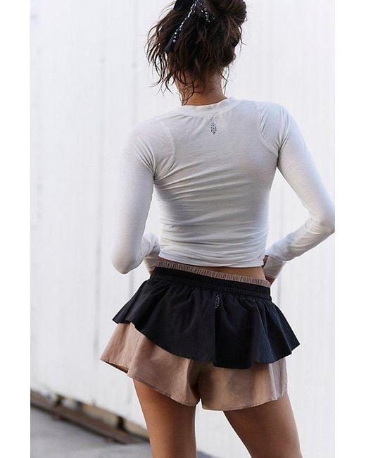 Fp Movement White Flex It Shorts