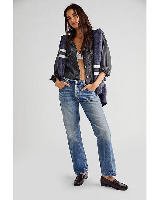 Citizens of Humanity Blue Neve Relaxed Jeans At Free People In Oasis, Size: 29