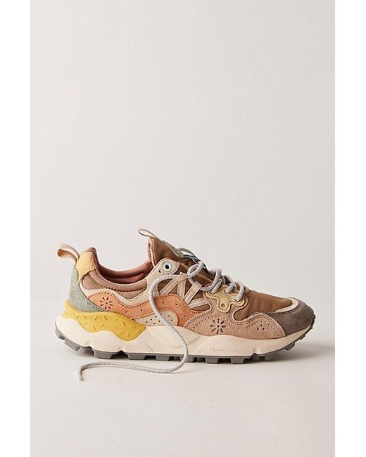 Flower Mountain Brown Yamano 3 Sneakers By