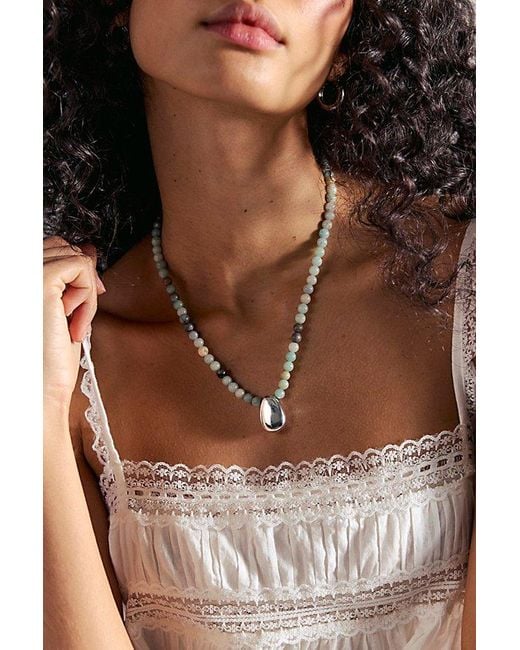 Free People Multicolor Celine Semiprecious Stone Choker