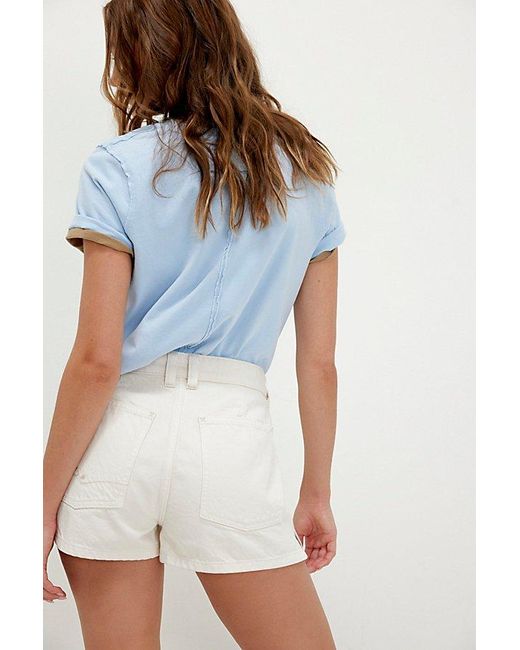 Free People Blue Bettie Sailor Shorts