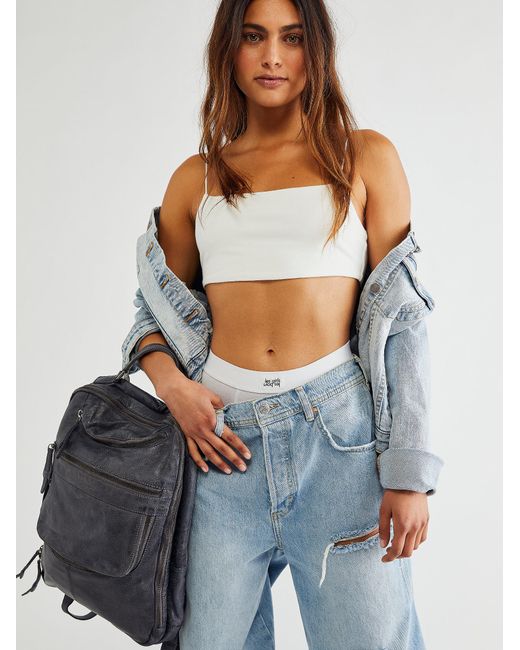 Free People East End Leather Backpack Lyst
