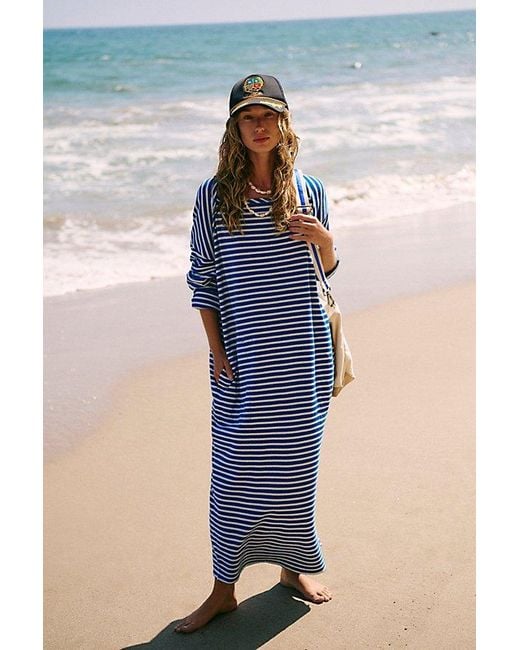 Free People Tivoli Maxi in Blue | Lyst