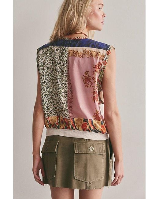 Free People Multicolor Sadie Muscle Tee