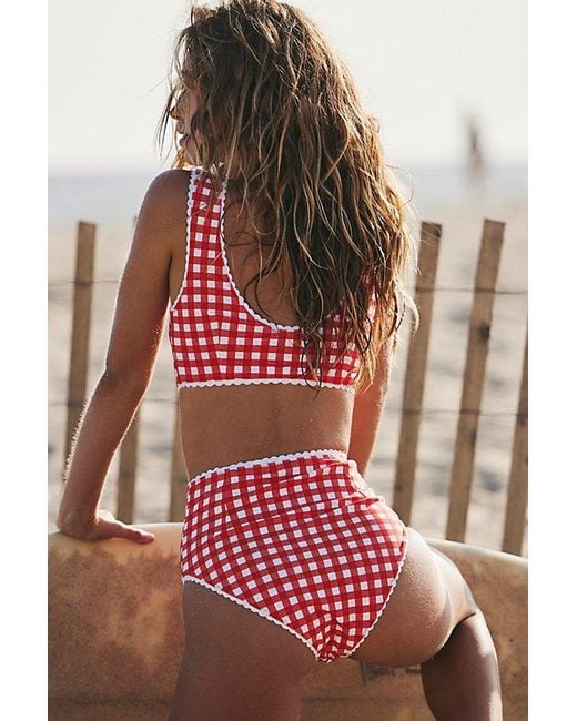 Hammies Red Surf Top
