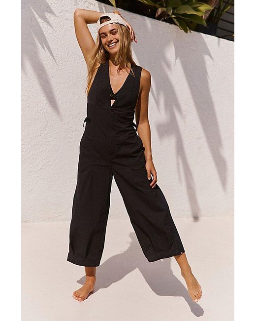 Fp Movement Black Elevate Me One-Piece
