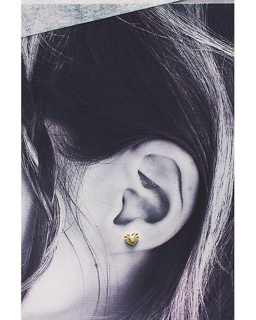 Local Eclectic Metallic Heart Flatback Earrings