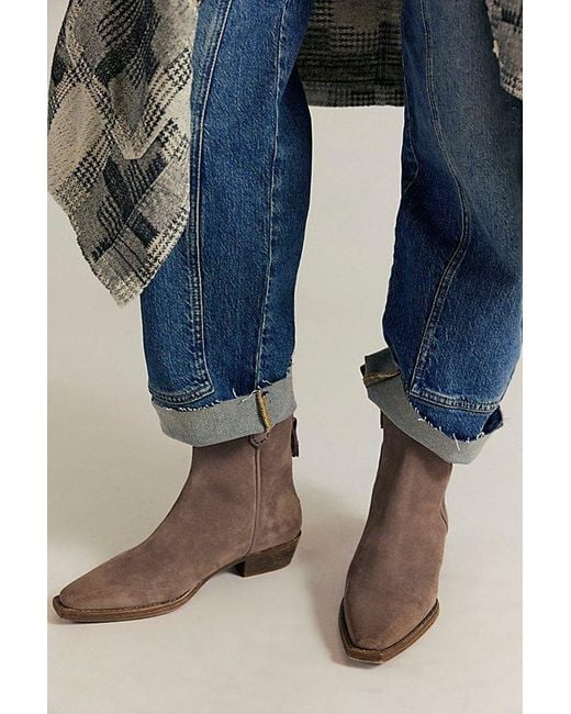 Free People Blue We The Free Wesley Ankle Boots