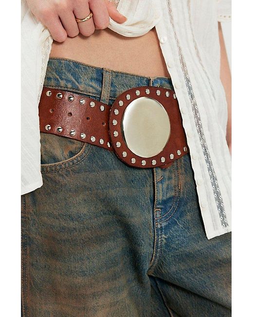 Free People Brown Hera Hip Belt