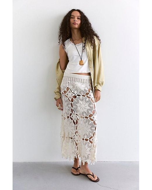 Akoia Swim White Akoia Libre Midi Skirt By