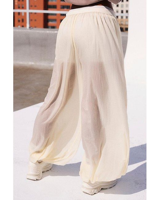 Fp Movement Blue Sheer Balloon Pants