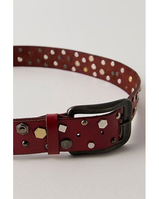Free People Brown Solstice Stud Belt