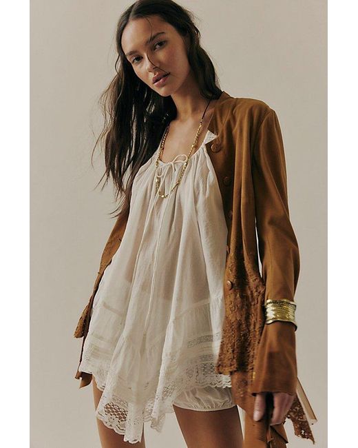Free People Brown Coretta Tunic