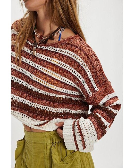 Free People Multicolor Madelyn Pullover