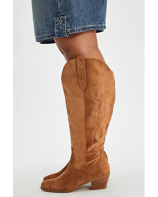 Billini Blue Homestead Wide Calf Boots