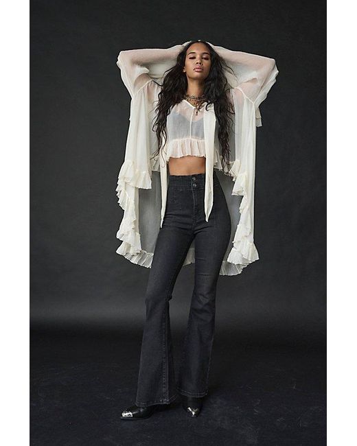 Free People Blue Jayde Flare Jeans
