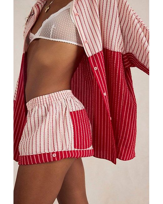 Intimately By Free People Red Room Service Shorts By