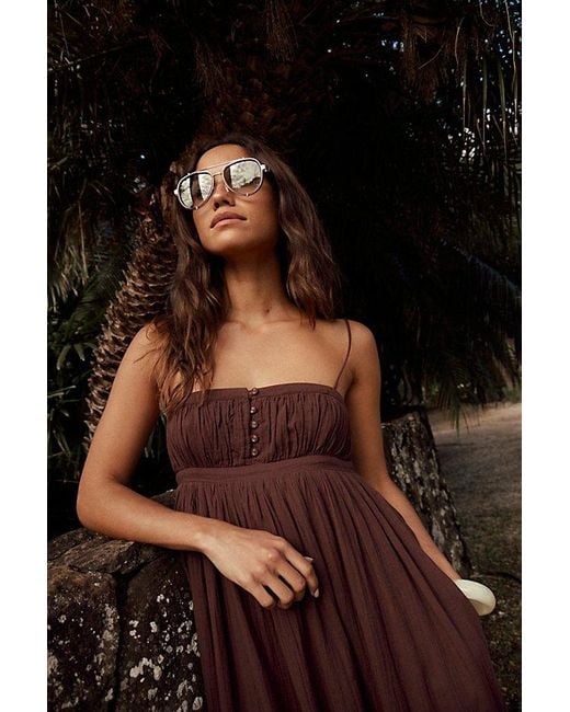 free-est Brown Sasha Maxi Dress By