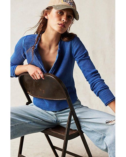 Free People Blue Fp One Colt Thermal