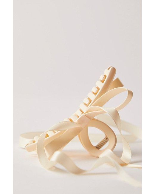 Free People Natural Sophie Bow Claw Clip