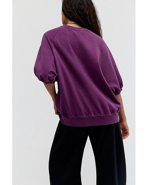 Free People Purple Better On Sweatshirt