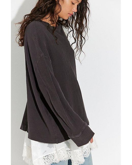 Free People Black We The Free Dawson Pocket Thermal