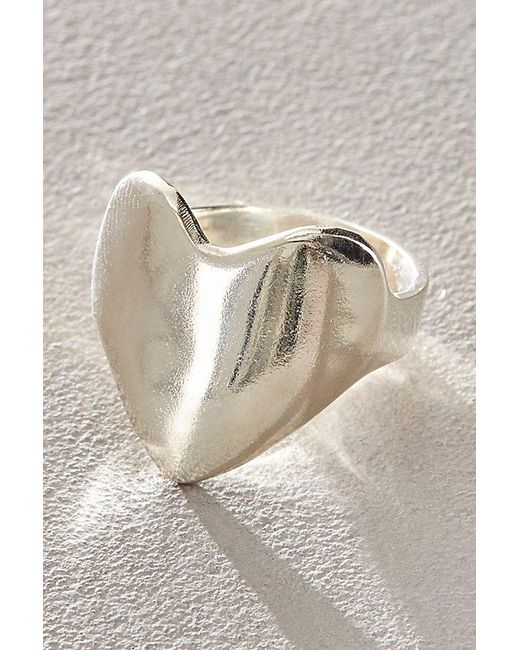 Free People Gray Dea Dia Sterling Eros Ring