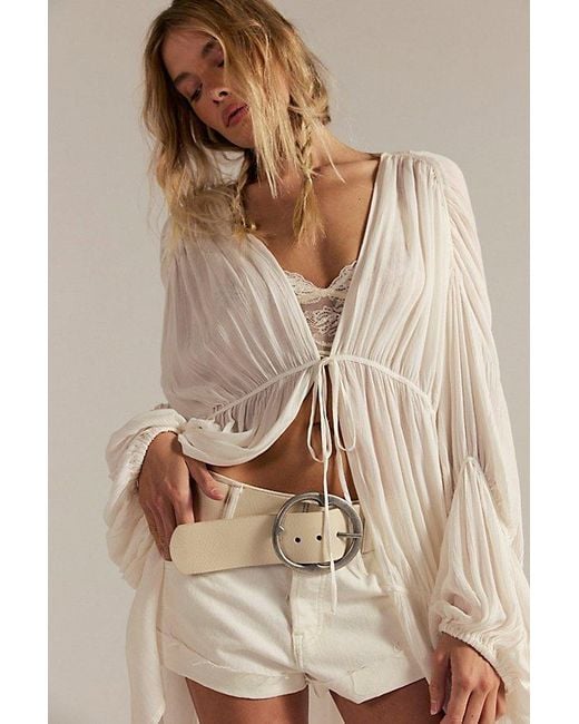 Free People Natural Brando Hip Belt