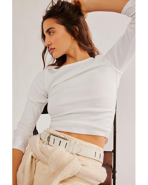 Free People Gray We The Free Lucy Layering Top