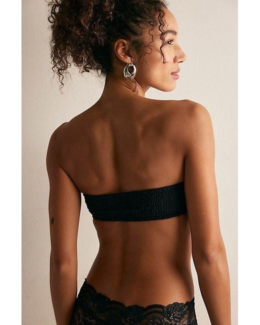 Intimately By Free People Black Lace Scarf Bandeau By