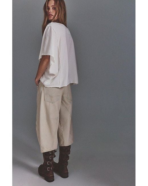 Free People White Next Level Tee