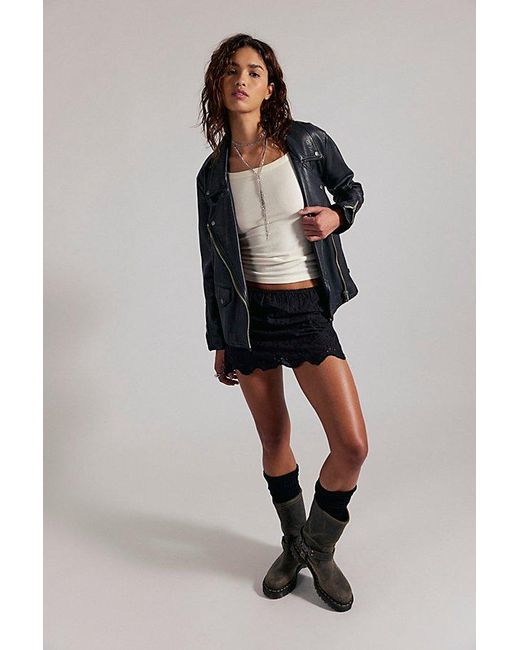 Free People Brown Eyes On You Skort