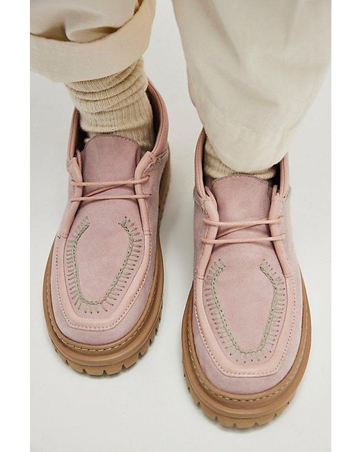 Laidbacklondon Natural Luca Crochet Chukka Boots