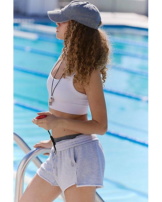 Fp Movement Blue Knockout Sweat Shorts