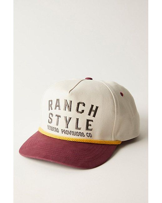 Free People Pink Ranch Style Baseball Hat