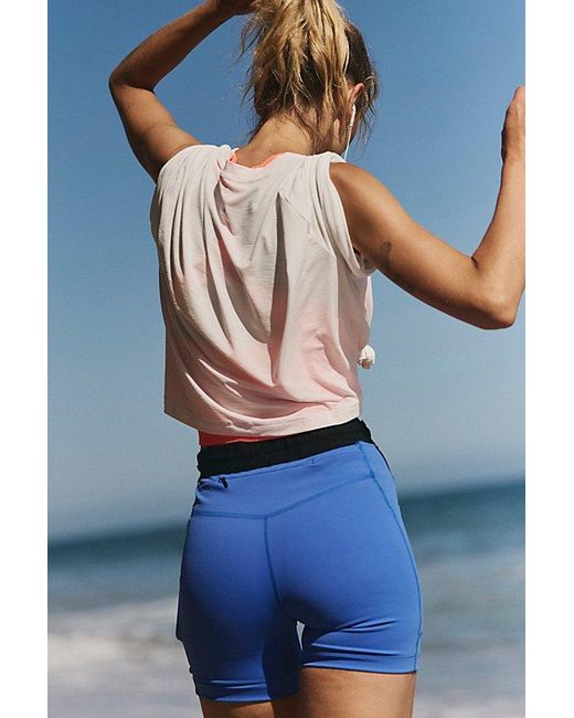 Fp Movement Blue Streamline Run Shorts