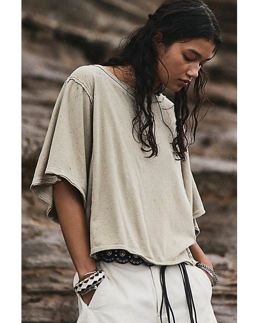 Free People Natural Next Level Tee