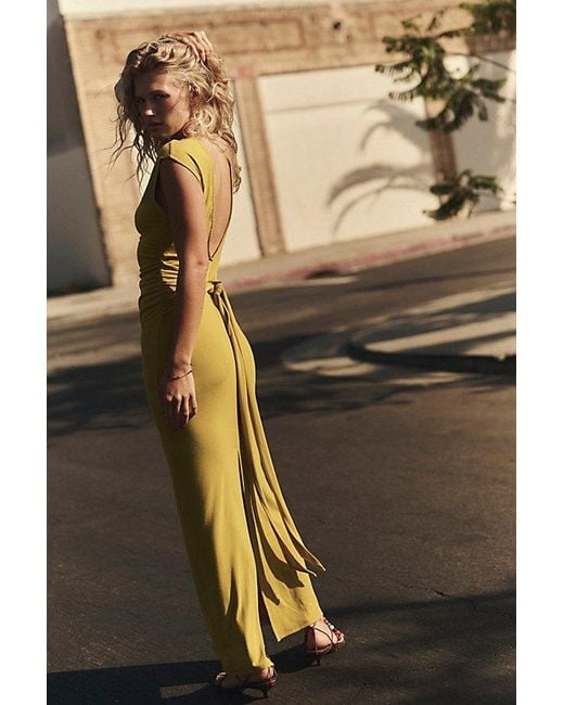 free-est Black Good Feels Cap-Sleeve Maxi Dress By