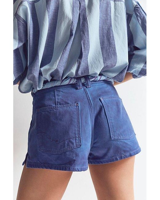 Free People Blue Bettie Sailor Shorts