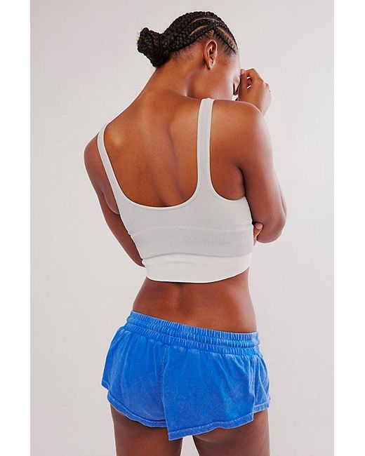 Intimately By Free People Blue Cool About It Micro Shorts