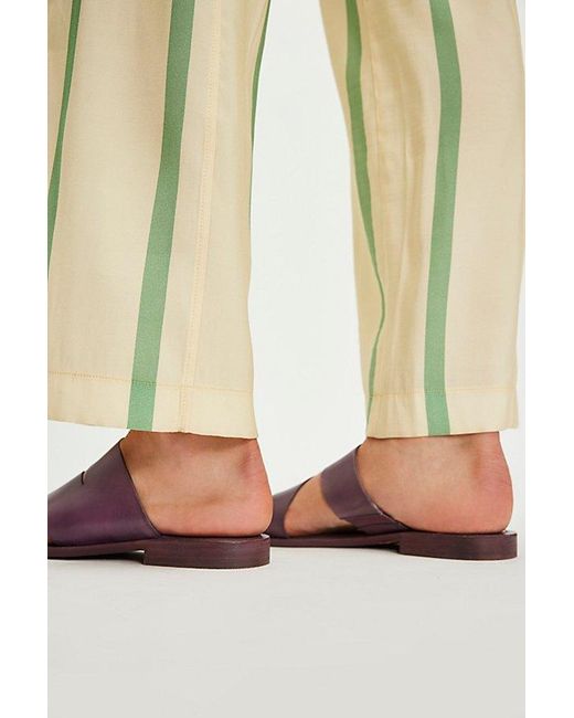 Free People Purple Abilene Toe Loop Sandals
