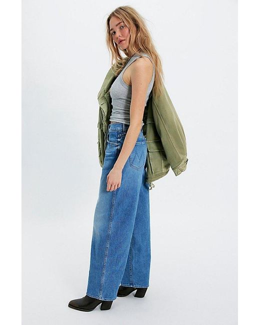 Mother Blue The Delinquent Button Nerdy Jeans