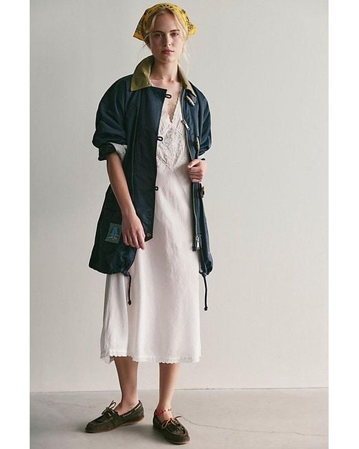 Free People Blue Captains Jacket