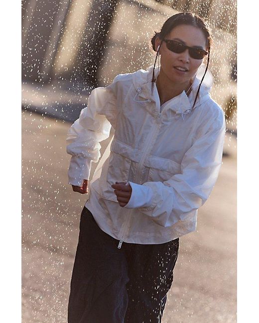 Fp Movement Purple Dew Point Rain Jacket