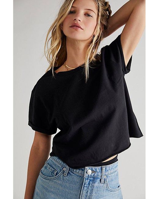 Free People Black We The Free The Perfect Tee