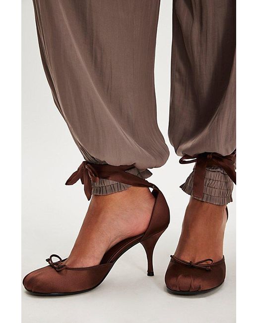 Jeffrey Campbell Brown Releve Ballet Heels By