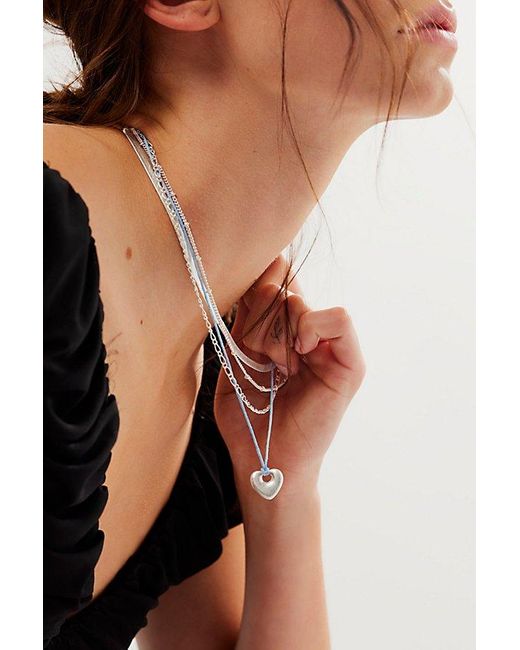 Layered love silver necklace – Ravetta Jewellery