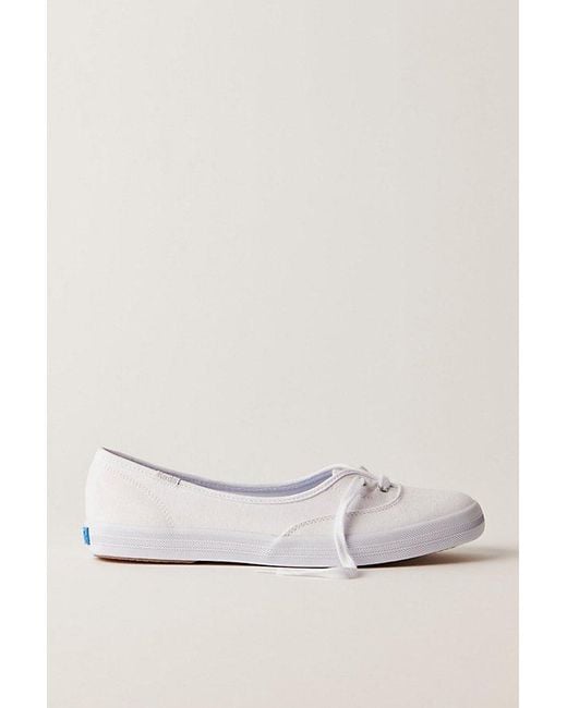 Keds Blue The Mini Canvas Slip-Ons