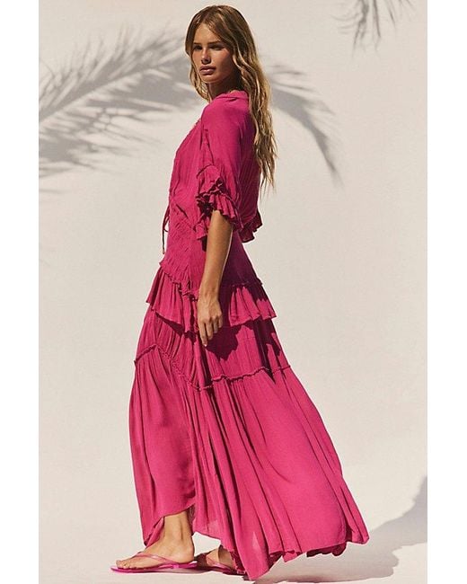 free-est Pink Camilla Maxi Dress By